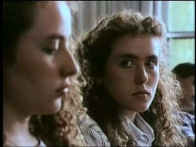 Angela Deiseach and Maureen Deiseach in Degrassi High (1987)