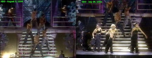 Madonna, Donna DeLory, and Niki Haris in Madonna: Blond Ambition World Tour Live (1990)