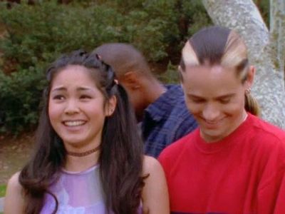 Patricia Ja Lee and Christopher Khayman Lee in Power Rangers in Space (1998)