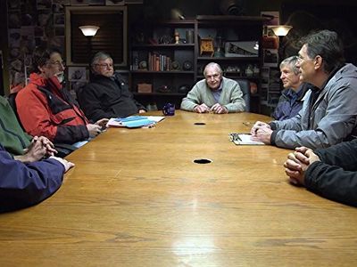 Rick Lagina, Marty Lagina, David Blankenship, Craig Tester, and Dan Blankenship in The Curse of Oak Island (2014)