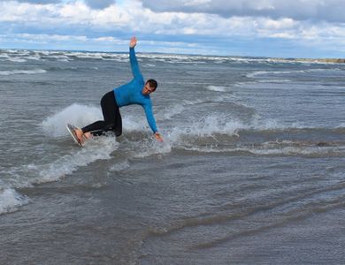 Skimboarding