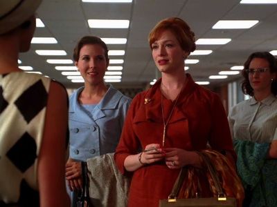 Christina Hendricks and Alexa Alemanni in Mad Men (2007)