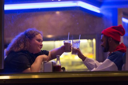 Danielle Macdonald and Siddharth Dhananjay in Patti Cake$ (2017)