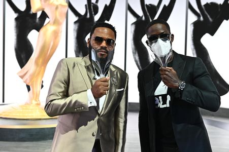 Anthony Anderson and Sterling K. Brown at an event for The 72nd Primetime Emmy Awards (2020)