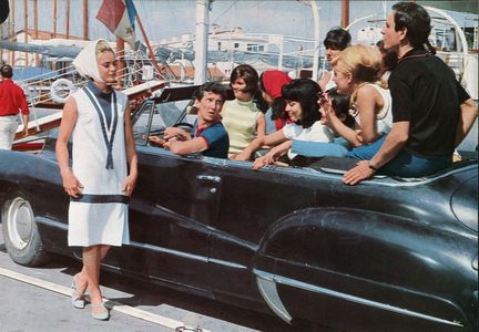 Daniel Cauchy, Geneviève Grad, and Patrice Laffont in The Gendarme of Saint-Tropez (1964)