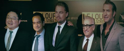 Leonardo DiCaprio, Martin Scorsese, Jean Dujardin, Riza Aziz, and Jho Low in Dirty Money: The Man at the Top (2020)