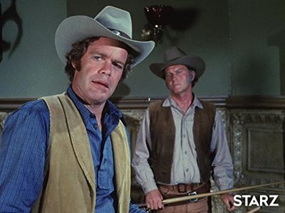 Harper Flaherty and Doug McClure in The Virginian (1962)