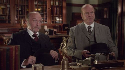 Stuart Clow and Peter Wildman in Murdoch Mysteries (2008)