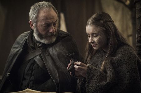 Liam Cunningham and Kerry Ingram in Game of Thrones (2011)