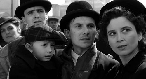 Beata Paluch, Piotr Polk, Jacek Wójcicki, and Kamil Krawiec in Schindler's List (1993)