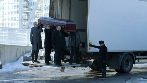 Bruno Ganz and Goran Navojec in In Order of Disappearance (2014)