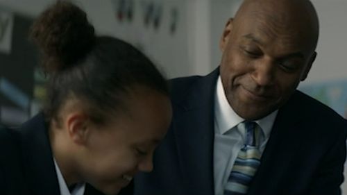 India Brown and Colin Salmon. STILL from Silent Witness