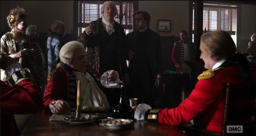 Ralph Brown, Jonny Coyne, and Nick Westrate in TURN: Washington's Spies (2014)