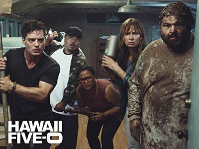 Derek Basco, Jorge Garcia, Andrew Lawrence, Mary Lynn Rajskub, and Kimee Balmilero in Hawaii Five-0 (2010)