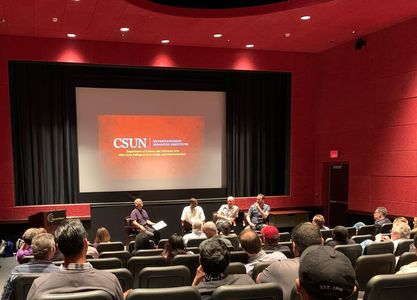 Moderating PGA Panel on Music in Film at CSUN on November 9, 2019