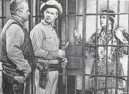 Ted de Corsia, Walter Sande, and Bill Williams in Oklahoma Territory (1960)