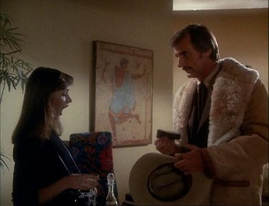 Adrienne Larussa and Dennis Weaver in McCloud (1970)