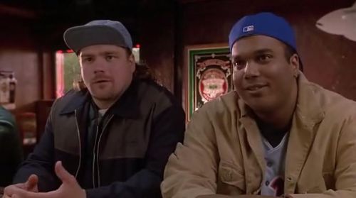 John G. Brennan and Kamal Ahmed in The Jerky Boys (1995)