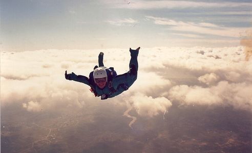 Skydiving over Perris, California