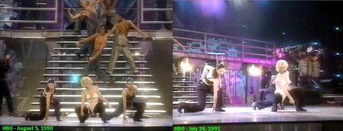 Madonna, Donna DeLory, and Niki Haris in Madonna: Blond Ambition World Tour Live (1990)