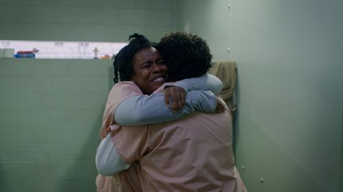 Uzo Aduba and Adrienne C. Moore in Orange Is the New Black (2013)