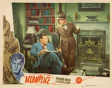 Richard Arlen and Tom Dugan in Accomplice (1946)