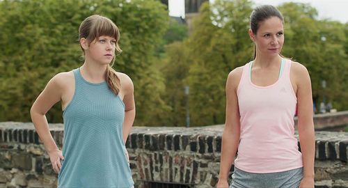 Jenovéfa Boková and Veronika Khek Kubarová in Women on the Run (2019)