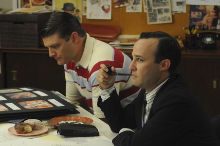 Still of Jay R. Ferguson and Danny Strong in Mad Men