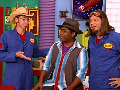 Scott Durbin, Chris Thomas King, and Scott Smith in Imagination Movers (2008)