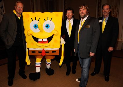 Bill Fagerbakke, Tom Kenny, and Paul Tibbitt at an event for SpongeBob SquarePants (1999)