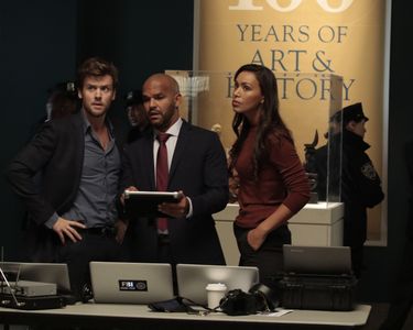 Amaury Nolasco, Ilfenesh Hadera, and Jack Cutmore-Scott in Deception (2018)