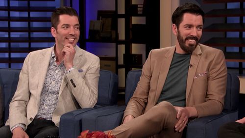 Drew Scott and Jonathan Silver Scott in Conan: The Property Brothers (2020)