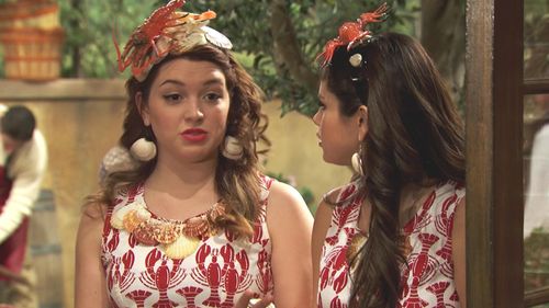 Jennifer Stone and Selena Gomez in The Wizards Return: Alex vs. Alex (2013)