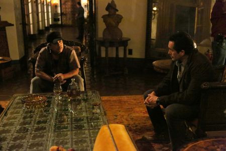 Demián Bichir and Ramón Franco in The Bridge (2013)