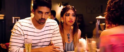 Saqib Saleem and Nidhi Singh in Dil Juunglee (2018)