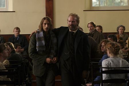 William Hurt, Adrien Brody, Brendan Gleeson, Bryce Dallas Howard, and Cherry Jones in The Village (2004)