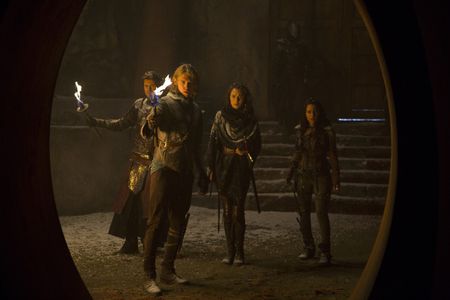 Ivana Baquero, Austin Butler, James Trevena, and Poppy Drayton in The Shannara Chronicles (2016)