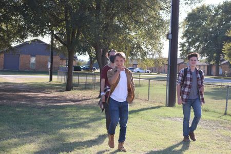 walking the scene on His Stretch of Texas Ground