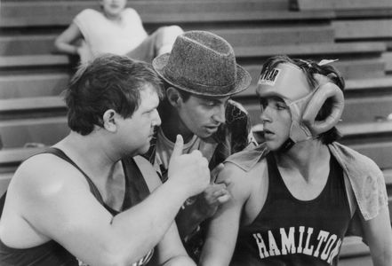 Jason Bateman, Stuart Fratkin, and Mark Holton in Teen Wolf Too (1987)