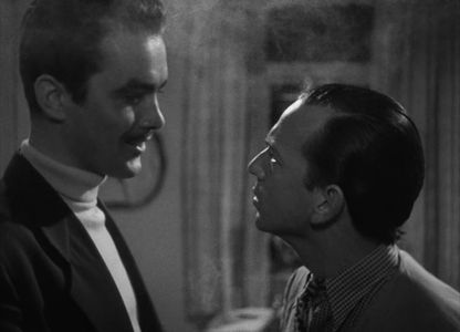 Birger Malmsten and Stig Olin in To Joy (1950)