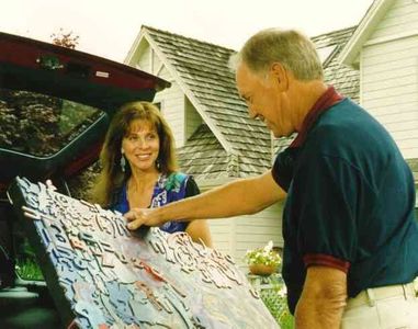 Ronny Cox and Lindsay Wagner in Frog and Wombat (1998)