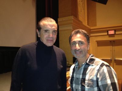 Michael Mazzeo & Chazz Palminteri at the Ridgefield Playhouse Lost & Found Film series screening of YONKERS JOE