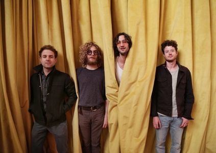 Taylor Goldsmith, Dawes, Wylie Gelber, Griffin Goldsmith, and Lee Pardini