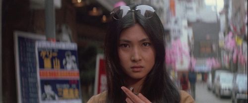 Meiko Kaji in Stray Cat Rock: Delinquent Girl Boss (1970)