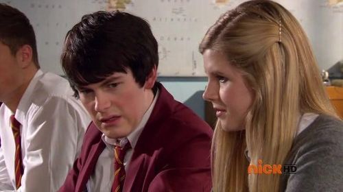 Ana Mulvoy Ten and Brad Kavanagh in House of Anubis (2011)