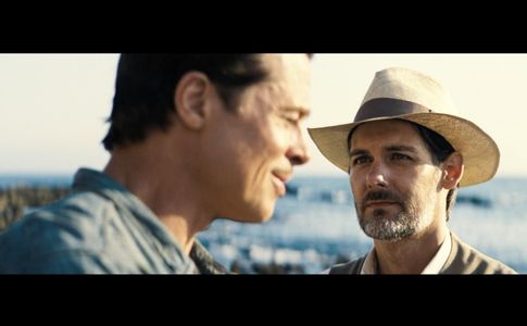 Robert Beitzel and Brad Pitt in Babylon