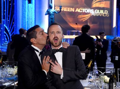 Aaron Paul and Steven Michael Quezada