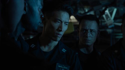 Still of Christopher Goh, David Gyasi and Shane Taylor in Hunter Killer