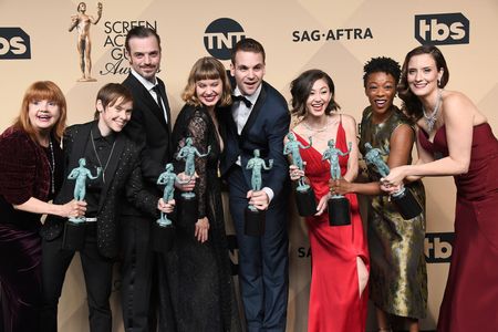 Annie Golden, Abigail Savage, Alan Aisenberg, James McMenamin, Samira Wiley, Emily Althaus, Julie Lake, and Kimiko Glenn