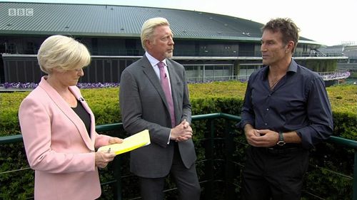 Boris Becker and Pat Cash in Wimbledon (1937)